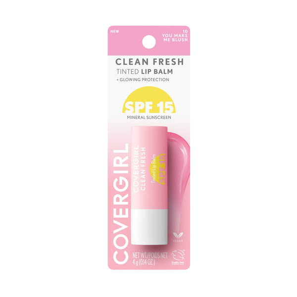Clean Fresh Tinted Lip Balm SPF 15 Front Pack
